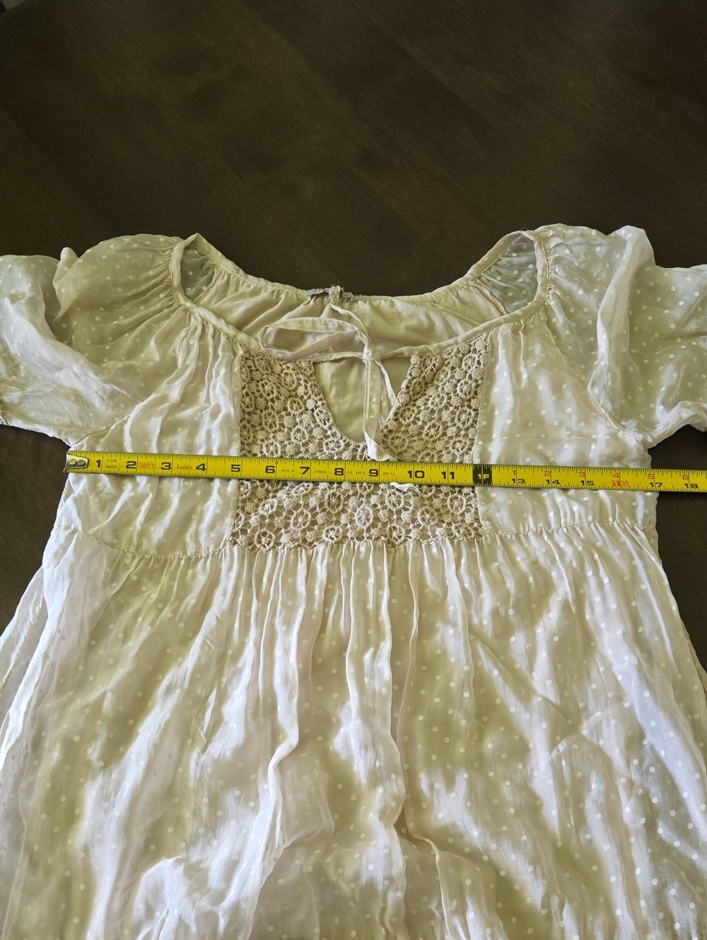 Boho Bella Umbra Italian Cream Coloured Dress Size XS - Picture 7 of 9